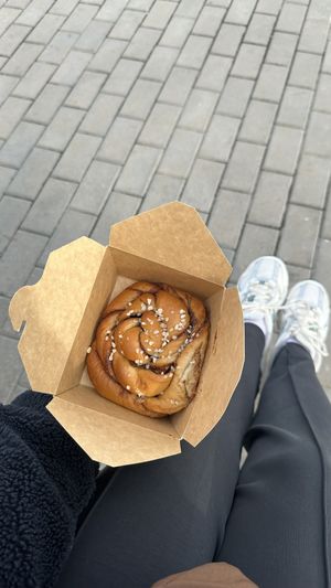 Vegan cinnamon roll  #Veganuary at Salt in Cake in Alicante