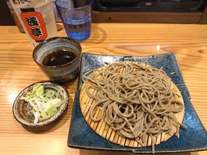 Soba froides vegan at Gensoba Shingari in Tokyo