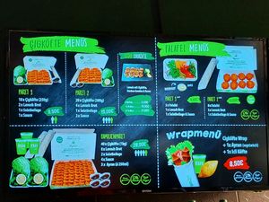 Choice of menus at VeganLand in Neu-ulm