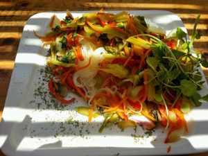 pad thai at Ayawasi Organico and Natural in La Serena