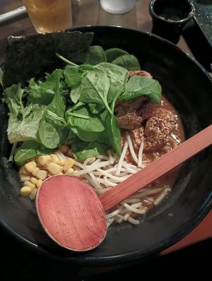 Veggie ramen is vegan at Ninja Ramen in Hillsboro