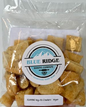 Flamin Vegitz Crackers at Blue Ridge Baking Company in Middletown