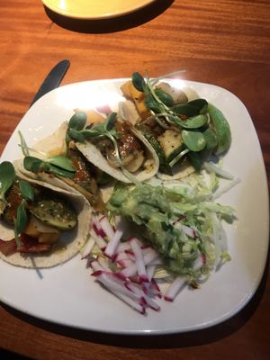 Veg-street tacos good flavor  at Reposado in Palo Alto