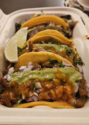 And more tacos! at El Compa Vegano in San Fernando