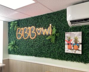 Wall at BiBiBowl Asian Grill in Ithaca