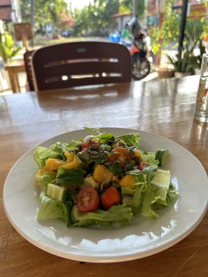 Avocado salad  at Vegan Sattvik in Mui Ne