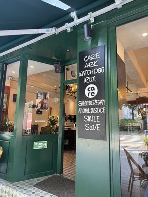 Run by an animal advocate non profit organization   at Salon de Vegan in Seoul