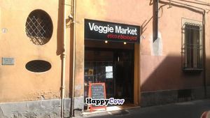 Outside at Veggie Market in Bologna