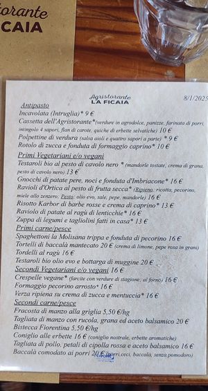   at Agristorante La Ficaia in Lucca