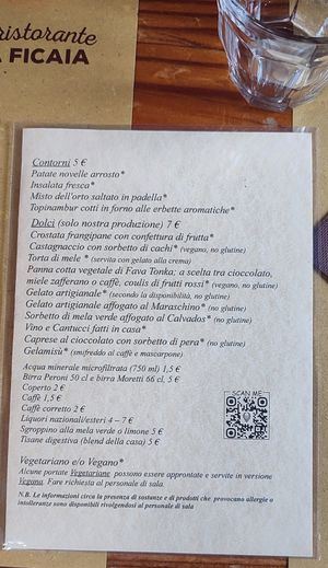   at Agristorante La Ficaia in Lucca