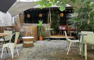 Jardin at Vinoteca La Cava in La Cavada