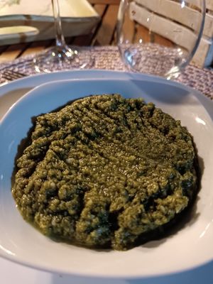 Vegetable cream at Home Restaurant da Susanna in Teramo