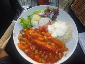 Vegan curry. at The Gallery Cafe in East London