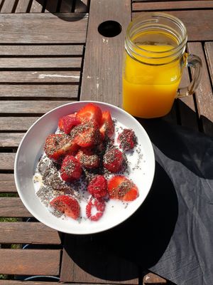 Granola at The Gallery Cafe in East London