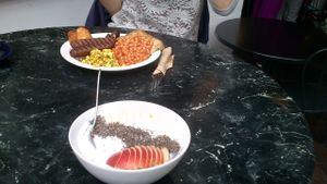 Gallery Cafe, superbowl and english breakfast at The Gallery Cafe in East London