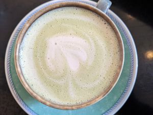 Matcha at The Gallery Cafe in East London