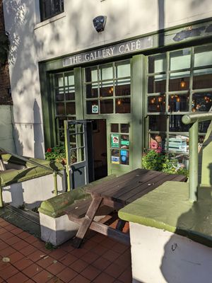 Exterior at The Gallery Cafe in East London