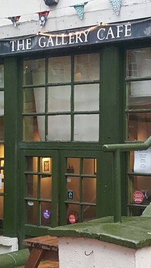 front at The Gallery Cafe in East London