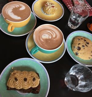 Coffee and cake at The Gallery Cafe in East London
