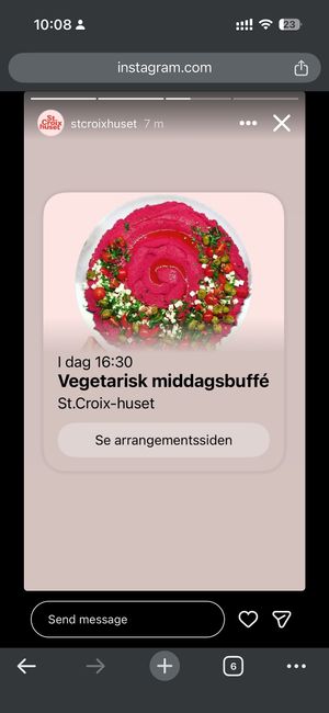   at St.Croix-huset Vegetarkafé in Fredrikstad