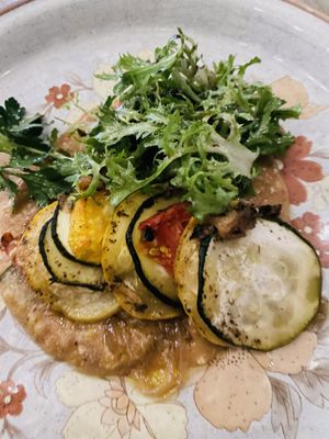 7th course - ratatouille  at Mabel Gray in Hazel Park