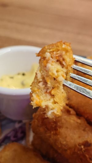 Orange Tofu Nugget at Botanic Coffee in Batam