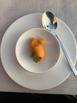 Mandarine palate cleanser   at Seesteg in Norderney