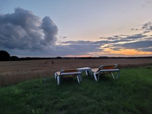 Blick vom Laubengang at  DREIerlei in Syke