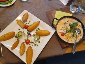 Papriziertes Tofugulasch at Sommelier Gottfried Steiner - Gasthaus Großvenediger in Lienz