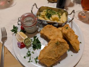 Tofu-Medaillons at Sommelier Gottfried Steiner - Gasthaus Großvenediger in Lienz