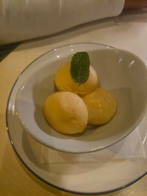 Passion Fruit Sorbet at Casaléna in Woodland Hills