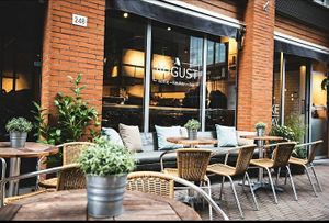 Entrance at August in The Hague