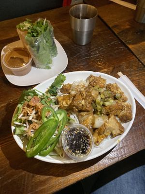 Noodle vermicelli bowl  at CrackleMi in Seattle