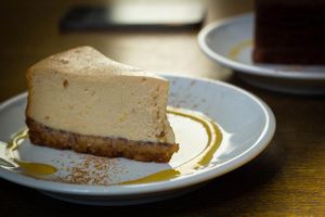 Tofu Cheese Cake  at Pure Cafe in Tokyo