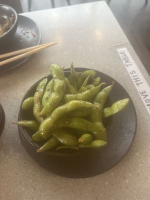 edamame  at Mason's Dumpling Shop in Boulder