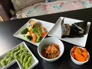 Healthy Meal with my love. at VegiOasis in Huntington Beach