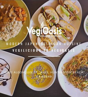 VegiLicious to VegiOasis. As we embark on this new chapter, we are honored to continue the cherished legacy of Akira & Anna, who built this restaurant with a passion for quality! at VegiOasis in Huntington Beach