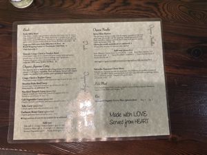 Menu 2  at VegiOasis in Huntington Beach