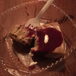 The cheesecake was expensive AND worth every penny!  at VegiOasis in Huntington Beach