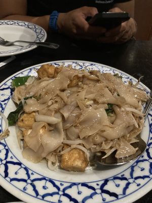 Vegan drunken noodles  at Orchid Thai Restaurant & Cafe in Highland