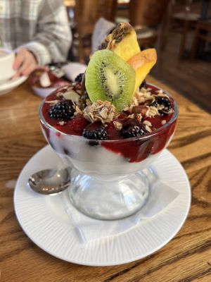 Coconut yogurt parfait   at Saint Peter's Bakery in Saint Peters