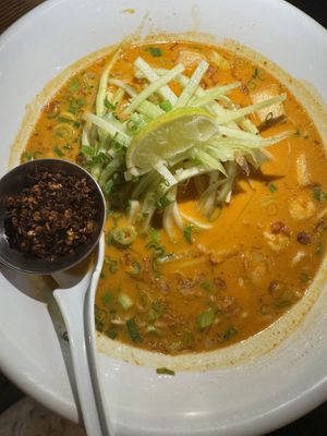 Laksa lemak (vegan option)  at Kedai Makan in Seattle