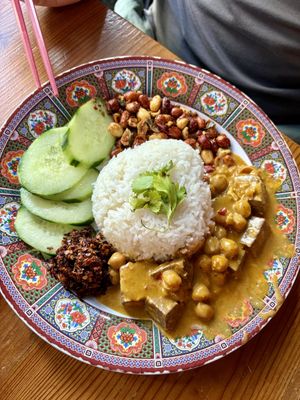 Nasi lemak   at Kedai Makan in Seattle