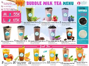 Bubble Milk Tea!
• Made with dairy or vegan milk
• No sugar added at YUKINO Japan in Ho Chi Minh City