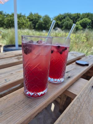 House made Limonade at Flunderbar in Hohwacht