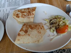 Breakfast burrito at Mumms Cafe in Portsmouth