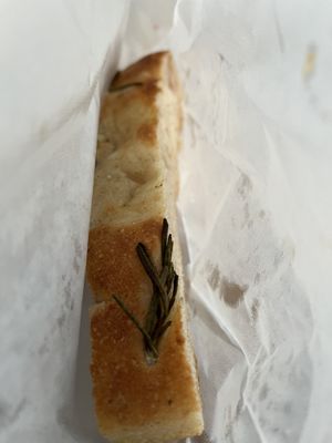 Focaccia with soup  at GAIL's Bakery - Wimbledon  in South West London