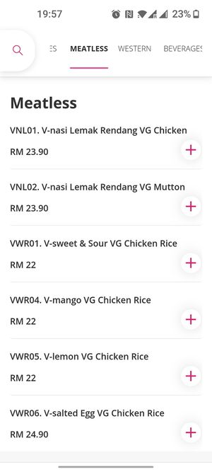 I forgot take a photo of the food but here is the veg menu. at Kakatoo - Sungei Wang Plaza in Kuala Lumpur