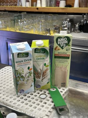 The vegan milk they have.   at Bar Gelateria La Pineta in Dorgali