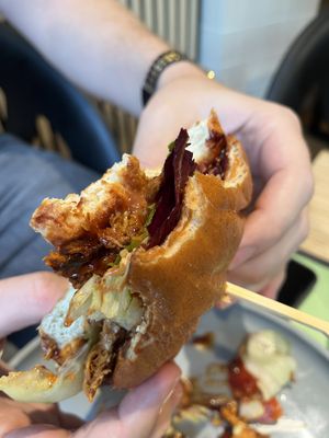 Burger  at Katzentempel in Cologne